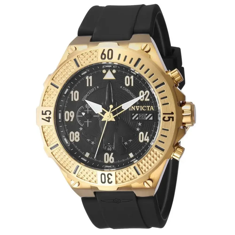 Invicta 39889 Aviator Quartz Black Dial Watch